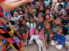 Clowns Without Borders Project in Madagascar - 2000