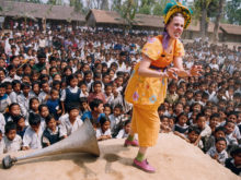 Clowns Without Borders Project in Nepal -