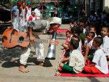 Clowns Without Borders Project in Burma -