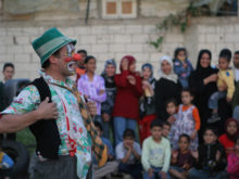 Clowns Without Borders Project in Gaza Strip -