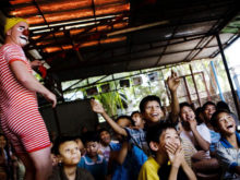 Clowns Without Borders Project in Burma - 