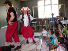 Clowns Without Borders Project in Syria - 