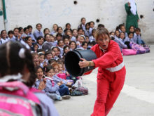 Clowns Without Borders Project in West Bank - 2013